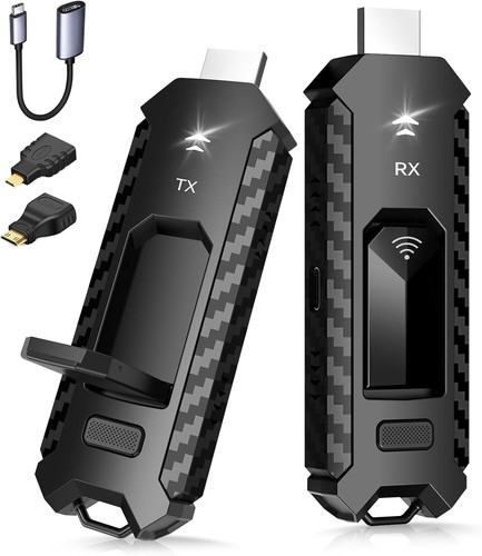 Wireless HDMI Transmitter and Receiver Kit,Wireless HDMI Extender,HDTV Synchron