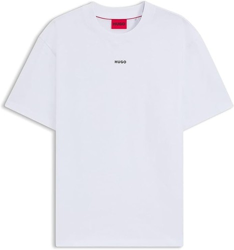 HUGO Mens Dapolino Relaxed-fit T-Shirt in Cotton with Logo Print