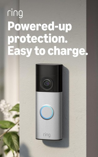 Ring Battery Video Doorbell Plus (newest gen) | Retinal 2K | 6x Zoom Quick Relea