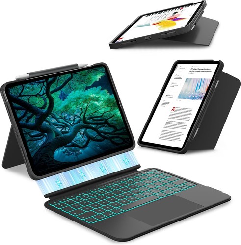 typecase for iPad A16 11th/10th Gen, Air 11 Inch M4/M3/M2, Air 5th/4th Gen Keybo