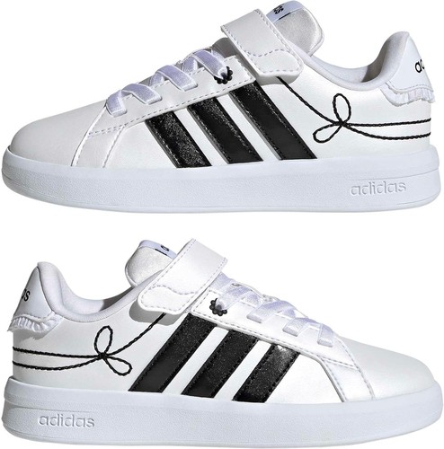 adidas Grand Court 3.0 Girls Kids Trainers Shoes UK 12.5 Child Junior