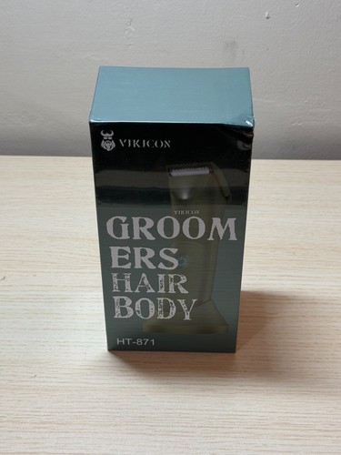 Body Hair Trimmer for Men, Waterproof Pubic & Ball Trimmer with Ceramic Blade &