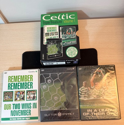 Celtic FC Triple Treasure DVD Box Set 2006 Vol 1 Football Chris Sutton Rangers