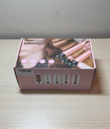BESTOPE PRO 5 in 1 Waver Curling Wand, Black