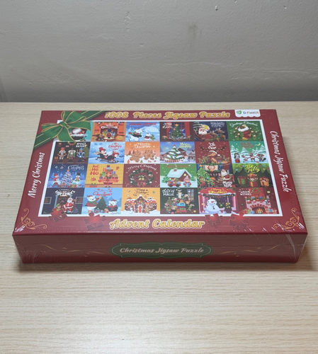 Puzzle Advent Calendar, Christmas Jigsaw Puzzles 24 Days Countdown Calendars