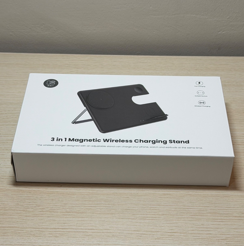 Magnetic Wireless Charger, Foldable 3 in 1 Wireless Charging Station for iPhone