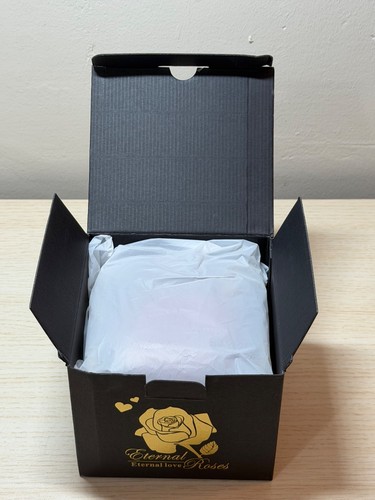 Mothers Day Gift, Preserved Real Rose with Jewelery Box, Artificial Rose.