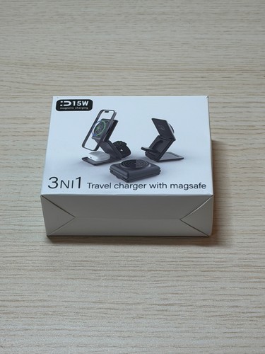 Wireless Charger,3 in 1 Wireless Charging Station for Apple Devices,15W Fast Wir