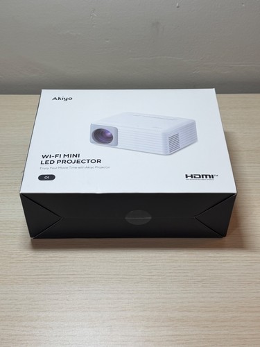 Mini Projector with 2.4G WiFi, Native 720P Bluetooth Portable Projector, Phone P