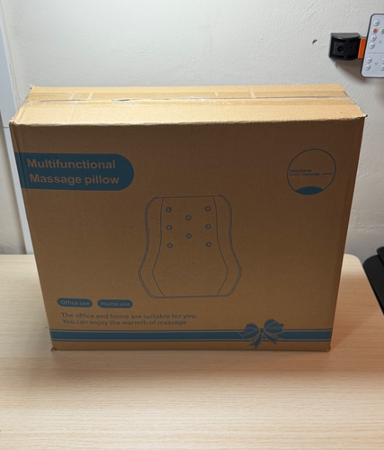 Back Massager with Heat, 16 Nodes Shiatsu Neck and Back Massager, Heated for Pai
